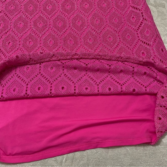 - Lilly Pulitzer Pop Pink sparkly dust dress size S - Picture 10 of 10